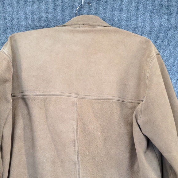 Robert Lewis Men's Weather Wear Leather Jacket Tan 40 Vintage - Picture 6 of 13